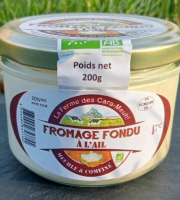 La Ferme des Cara-Meuh - Fromage fondu à l'ail BIO - 200g