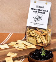 Les Niçois - Mini-focaccias Aux Olives De Papi Armando 200g