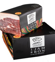 Mamy Suzanne Occitanie - 1/4 Jambon Porc Noir de Bigorre, sans os, sans couenne - Affinage 24 mois - Format 820g