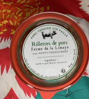 Ferme de la Limaye - Rillette de porc 180g
