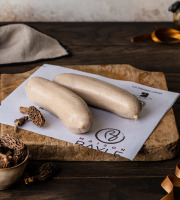 Maison BAYLE - Champions du Monde de boucherie 2016 - Boudin blanc aux morilles 2 pièces - 2pers  - Festif - fêtes - Noël