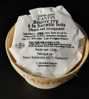 La Fromagerie Marie-Anne Cantin - Bourriche De Beurre Cru À La Baratte Demi-sel Croquant - 125 Gr