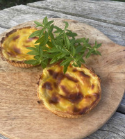 Ferme Sinsac - Flan maison à la verveine lot de 2 tartelettes individuelles