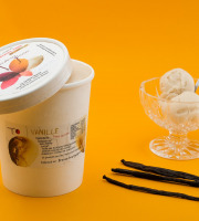 Le Jardinier Glacier - GLACE VANILLE RIZ 1 LITRE