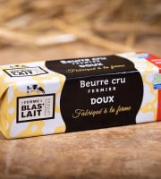 La Ferme de Blas'Lait - Lot de 2 Beurre cru Fermier doux 200g