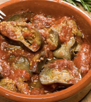L'OLIVERAIE DU COUDON - [Précommande] AUBERGINES À LA PROVENÇALE 380Gr RECETTE MAISON