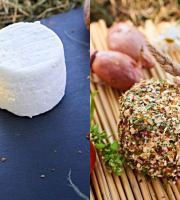 Chèvrerie de Ker Anna - Duo crottins de chèvre : frais + saveurs du jardin