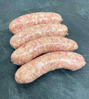 L'Atelier des Gourmets - Boucherie Charcuterie en Provence - Saucisse de Couenne - X4 (600g)