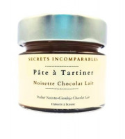 Secrets Incomparables - Pâte à Tartiner Noisette du Piémont IGP Chocolat Lait 30g