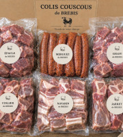 La Ferme du Treboues - [Précommande] Colis Couscous de Brebis – 3 kg – Viande à mijoter & Merguez