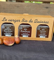 Le verger bio de Quinsac - Coffret 3 confitures BIO