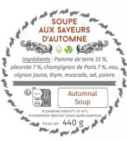Les Bocaux du Bistrot - Soupe aux saveurs d'Automne et champignons