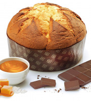 PASTA PIEMONTE - Panettone Caramel Beurre Salé & Chocolat au lait - 1 Kg