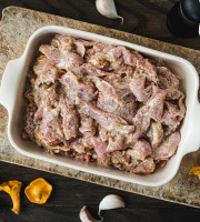 Maison BAYLE - Champions du Monde de boucherie 2016 - Emincé de Veau aux Girolles - 3kg