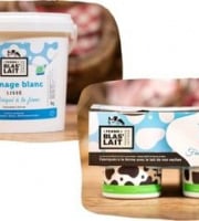 La Ferme de Blas'Lait - Lot Fromage blanc lissé 1kg + Yaourt Nature x4
