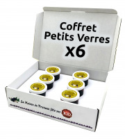 Maison du Pruneau - Cueillette du Gascon - Coffret Petits Verres x6 - Pruneau d'Agen IGP à l'Armagnac