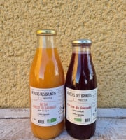 Vergers des brunots - Assortiement deux jus bio