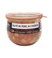 La Chaiseronne - SAUTE DE PORC AU CHORIZO