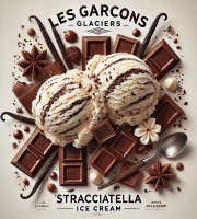 Les Garçons Glaciers - Crème Glacée BIO Stracciatella 365ml