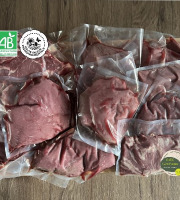 Ferme GAEC Côte Pardin - [Précommande] 5 kg - Colis Boeuf BIO à Griller Race Aubrac - BARBECUE