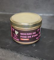 La Ferme du Louvier - Mousse de foie de porc au pommeau 180 g de porc élevé en plein air