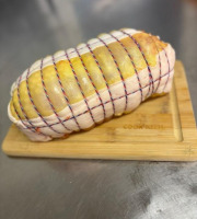 Ferme de Pleinefage - Rôti de Chapon au Foie gras de Canard - 500gr sous vide