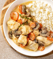 La Ferme de Franck et Blandine - Blanquette de veau de lait bio - Recette du Chef Etoilé Valentin LOISON