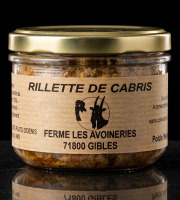 Ferme les Avoineries - Rillette de chevreau nature 180g
