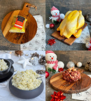 Maison Lascours - Menu Festif Chapon farci Foie Gras - 8 Personnes