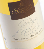 Domaine Sergent - Pacherenc du Vic Bilh 2023 Les Grains d'Elise - Un vrai nectar pour sublimer vos repas de Fêtes !