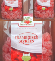 Le Domaine du Framboisier - Lot de 3 Framboises Givrées en sachet 200g (3x200g)