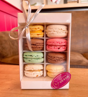 Maison Héron père et filles - Boite de 8 macarons artisanaux