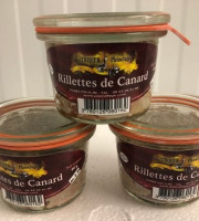 Ferme de Pleinefage - Rillettes de Canard - Verrine de 60g "MEDAILLE ARGENT AU CONCOURS SAVEURS NOUVELLE AQUITAINE 2024"