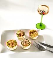Traiteur Gourmet d'Alsace - Ecrasé de pommes de terre et patate douce et graines de courges x 8 pièces
