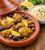Le Paradis d'Escargot - Tajine poulet citron 🍋‍🟩 olives pour 5 personnes