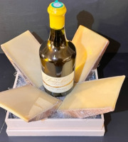 La Fromagerie Marie-Anne Cantin - COFFRET DE NOËL - GRANDS CRUS DE COMTÉ ET VIN JAUNE