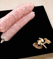 Christian Boudes - Saucisson à cuire aux Cèpes 500 gr, lot de 2 pièces