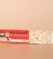 Maison Jonquier - Nougat blanc tendre au spéculos - 100g - Artisanal
