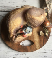 Les poulets de la Marquise - [Précommande] Pintade fermière BIO - 1,7 Kg
