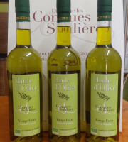 Domaine Les Conques Soulière - 3 x bouteilles de 75cl  Huile d'Olive Vierge Extra BIO / FR-BIO-16