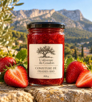 L'OLIVERAIE DU COUDON - CONFITURE DE FRAISES BIO 300GR