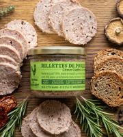 La Ferme du Louvier - Rillettes de poulet au poivre vert 180 g