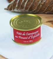 A la Truffe du Périgord - Pâté De Campagne Au Piment D'espelette 200g