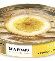 L'atelier Sea Frais - Sprats à l’huile d’olive et au citron 120gx10