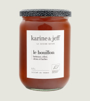 Karine & Jeff - Le bouillon - betterave, céleri, citron et herbes
