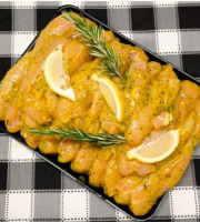 La ferme Grandvillain - Aiguillette de poulet marinade thym/citron - 4 x60g