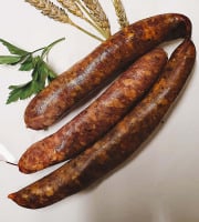 Ferme de la Paumerais - SAUCISSE FUMEE DE PORC - 1 Kg