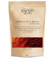 Esprit Zen - Piment de Cayenne en poudre - Sachet 25g