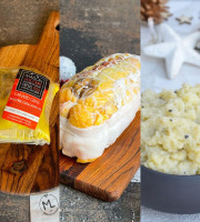 Maison Lascours - Menu Gourmand Rôti de Chapon Foie Gras - 8 Personnes