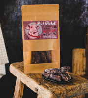 Ferme Porc & Pink - Pink Pocket au Piment Doux sans nitrite - 12 mini saucissons